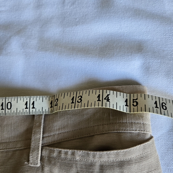 Aritzia Babaton US8 wide-legged trouser pants, tan with a pink undertone - Picture 8 of 12